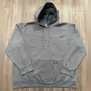 Vintage Dickies Gray Pullover Hoodie Men’s 2XL Heavyweight Workwear 90s